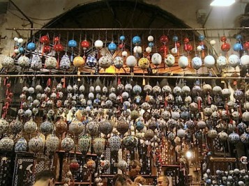 The colourful Grand Bazaar